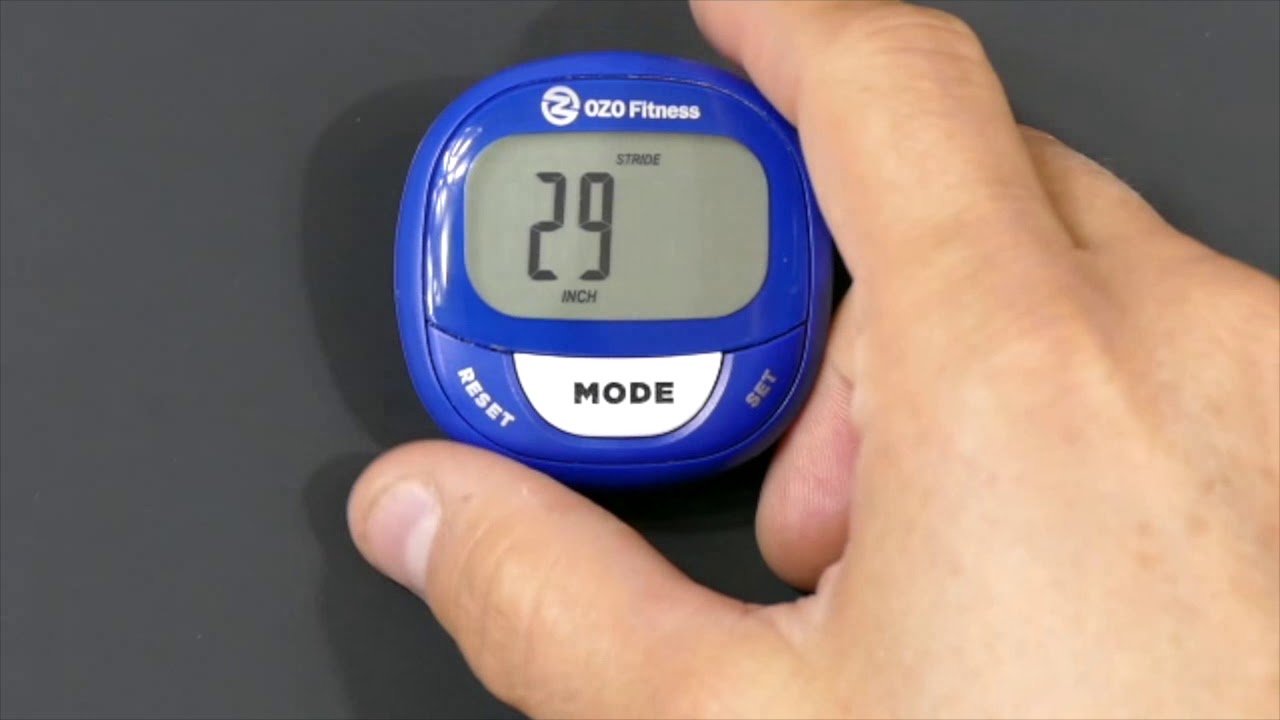 SC2 Pedometer - Setting the Stride Length