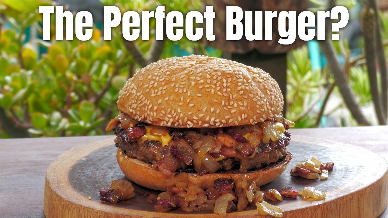 Barstool Bacon Butter Burger: Bourbon-Flambéed Insanity