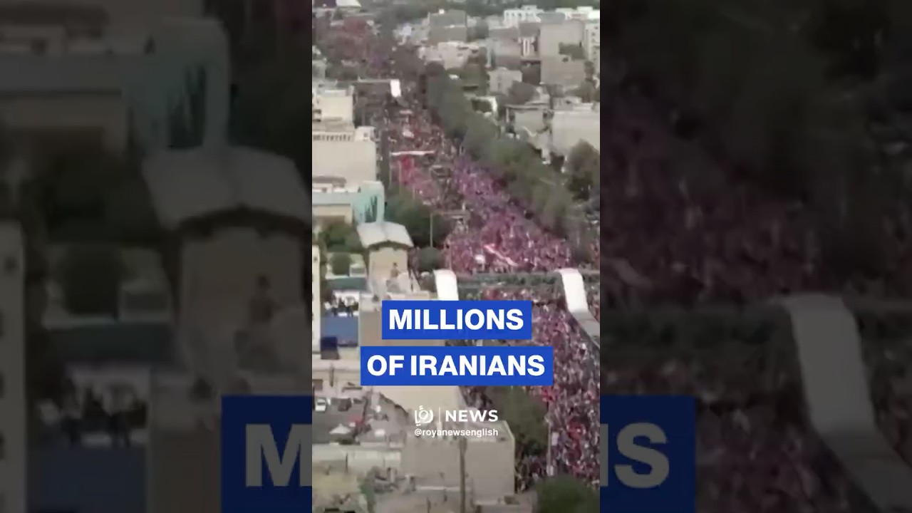 🇮🇷 Millions of Iranians: Aerial images of Khamenei&rsquo;s funeral