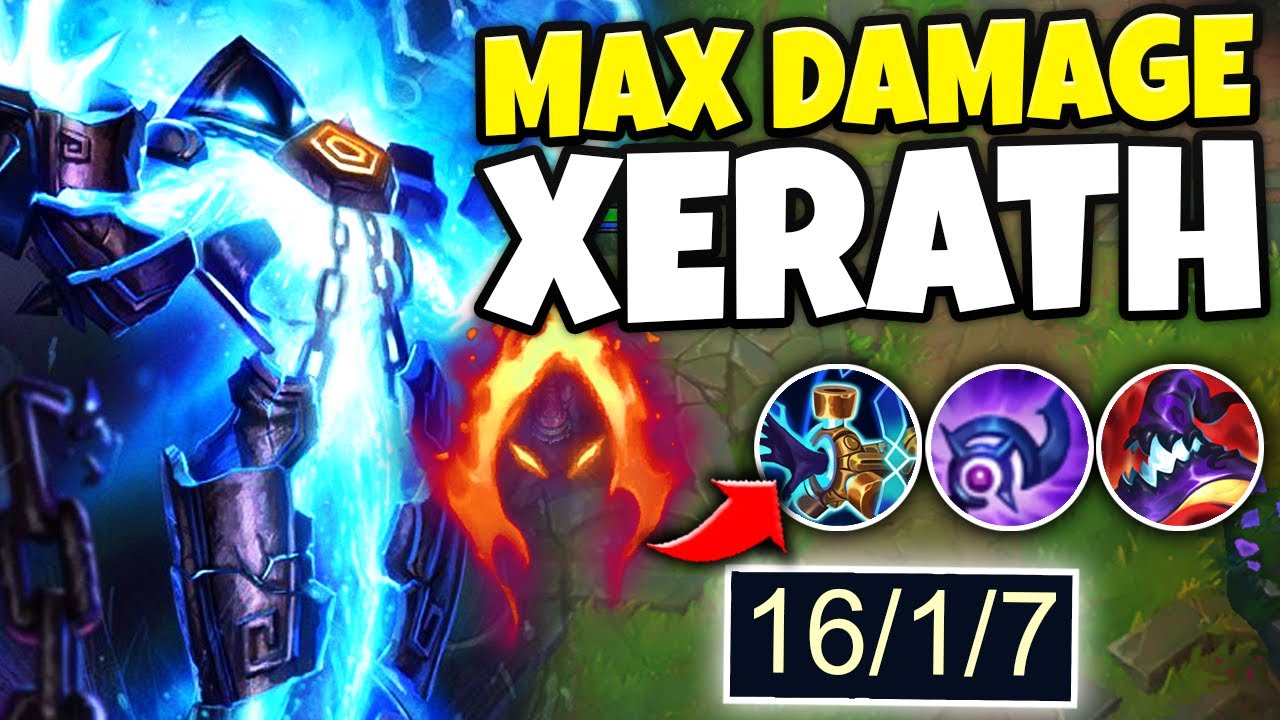 I POPPED OFF WITH MAX DAMAGE XERATH IN HIGH ELO (SCRIPTER AIM) - League of Legends