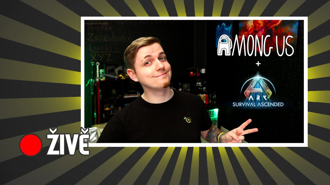 🔴 Hrajeme Among Us a Ark Ascended, pak se uvidí ⛏️🤫 Napiš !pozdrav !sklidit a koukni na !rozpis