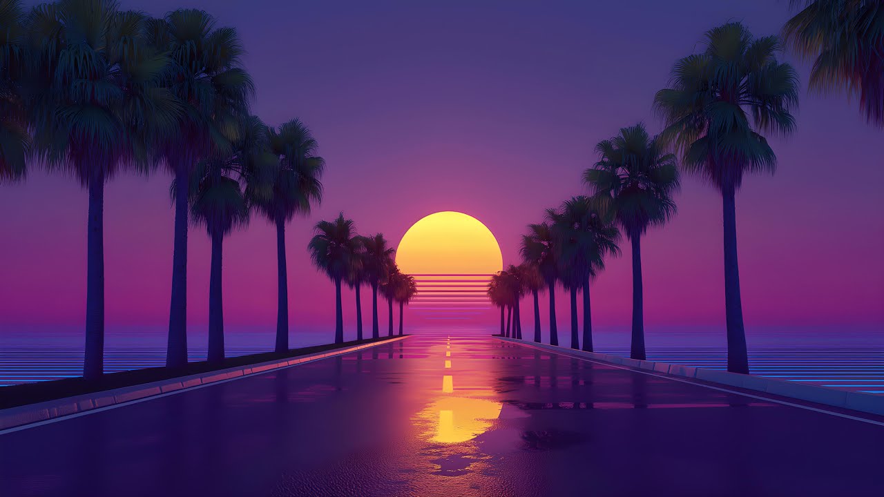 ＢＡＣＫ　ＴＯ　１９８５ [ Synthwave - Retrowave - Dreamwave Mix ] | Sunset Tranquility