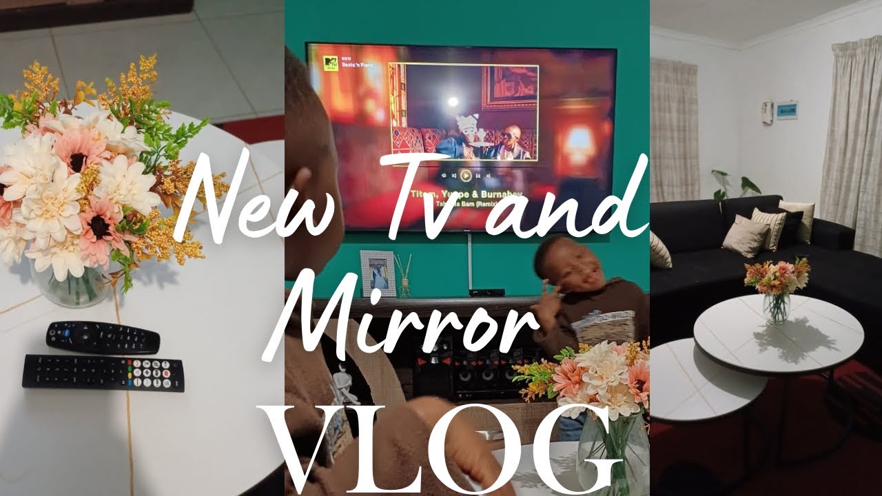 Home Renovation Episode3|| New TV and Mirror|| Lesotho YouTuber