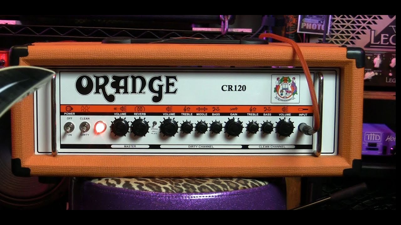 Демонстрация и обзор усилителя Orange CR120