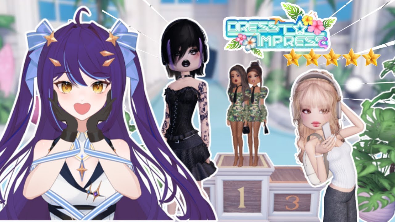 playing dress to impress with viewers!