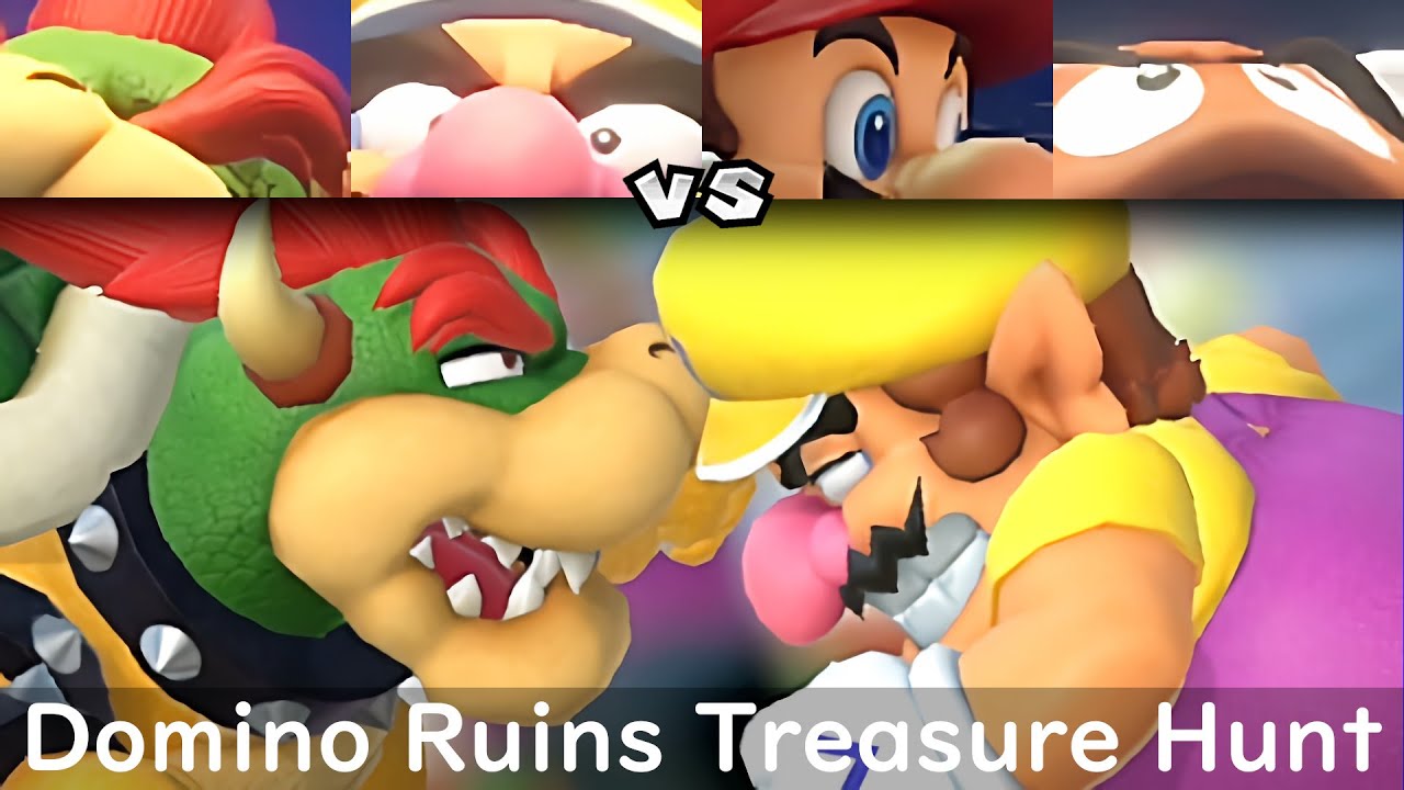 Super Mario Party Bowser and Wario vs Mario and Goomba #107
