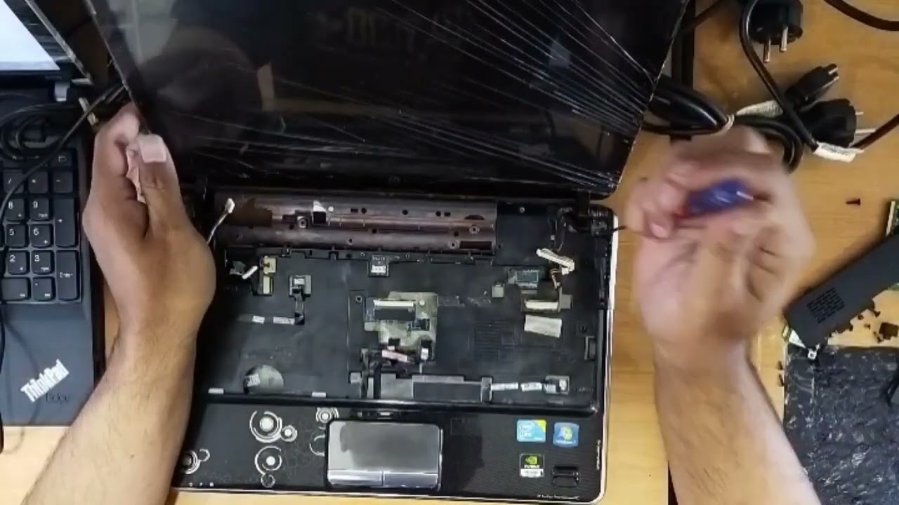 CARA BONGKAR LAPTOP HP DV3 - PASTA REPAIR