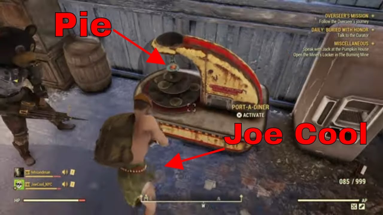 Fallout 76 PVP - The Great Pie Heist and Counter-Toxicity