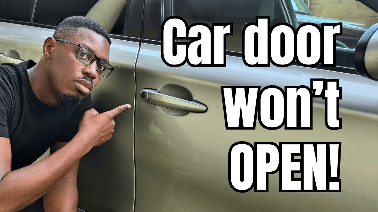 Door STUCK SHUT? Can't Open Car Door Inside or Out! - BMW E87