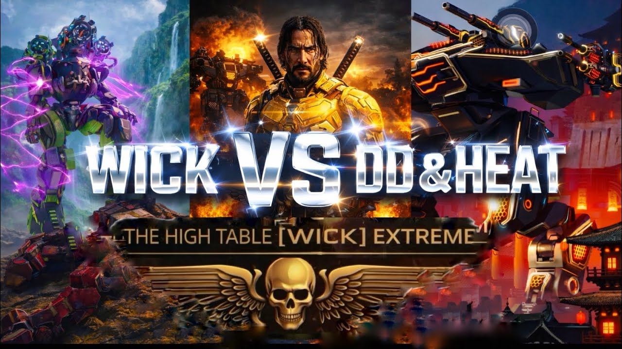 War Robots Wick Vs DD & HEAT Princeps COOKED #warrobots #gamingvideos #warrobotsgameplay #gaming 