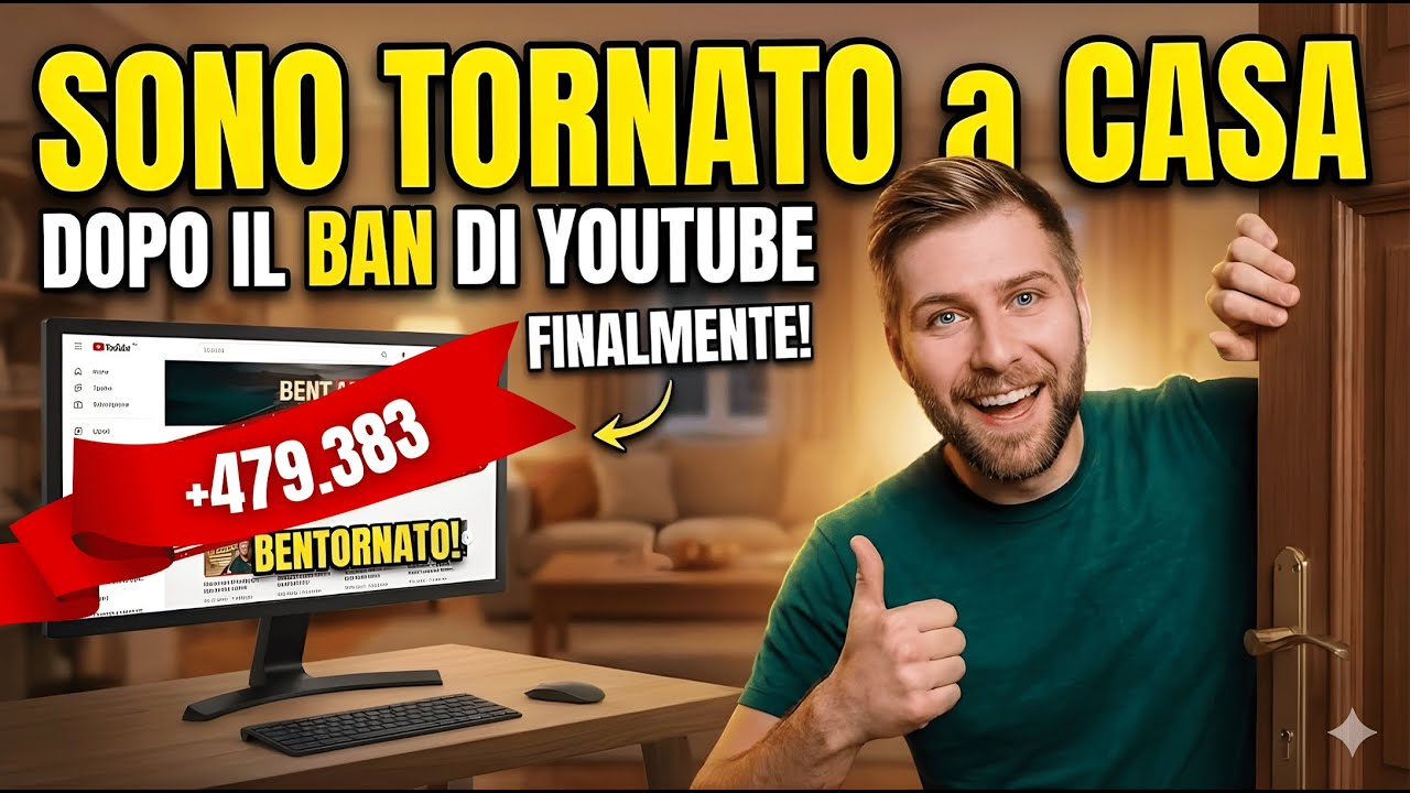 Dopo 3 Lunghi Anni&hellip; il Mio Canale &egrave; Finalmente Sbannato!