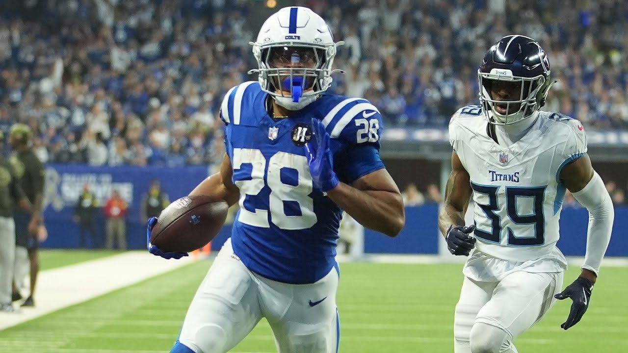 Jonathan Taylor's best plays from 3-TD game vs. Titans | Week 8