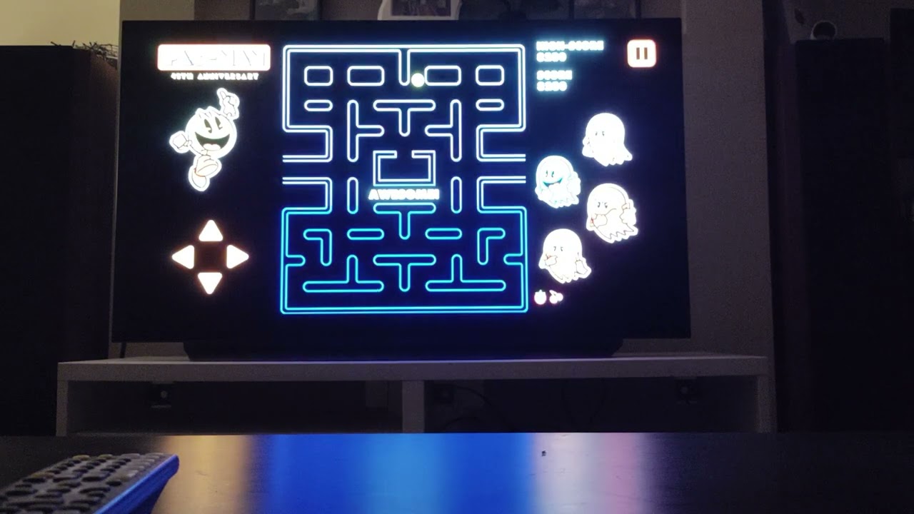 Pac-Man: 45th Anniversary - WebOS Gameplay (LG Content Store) [Live]