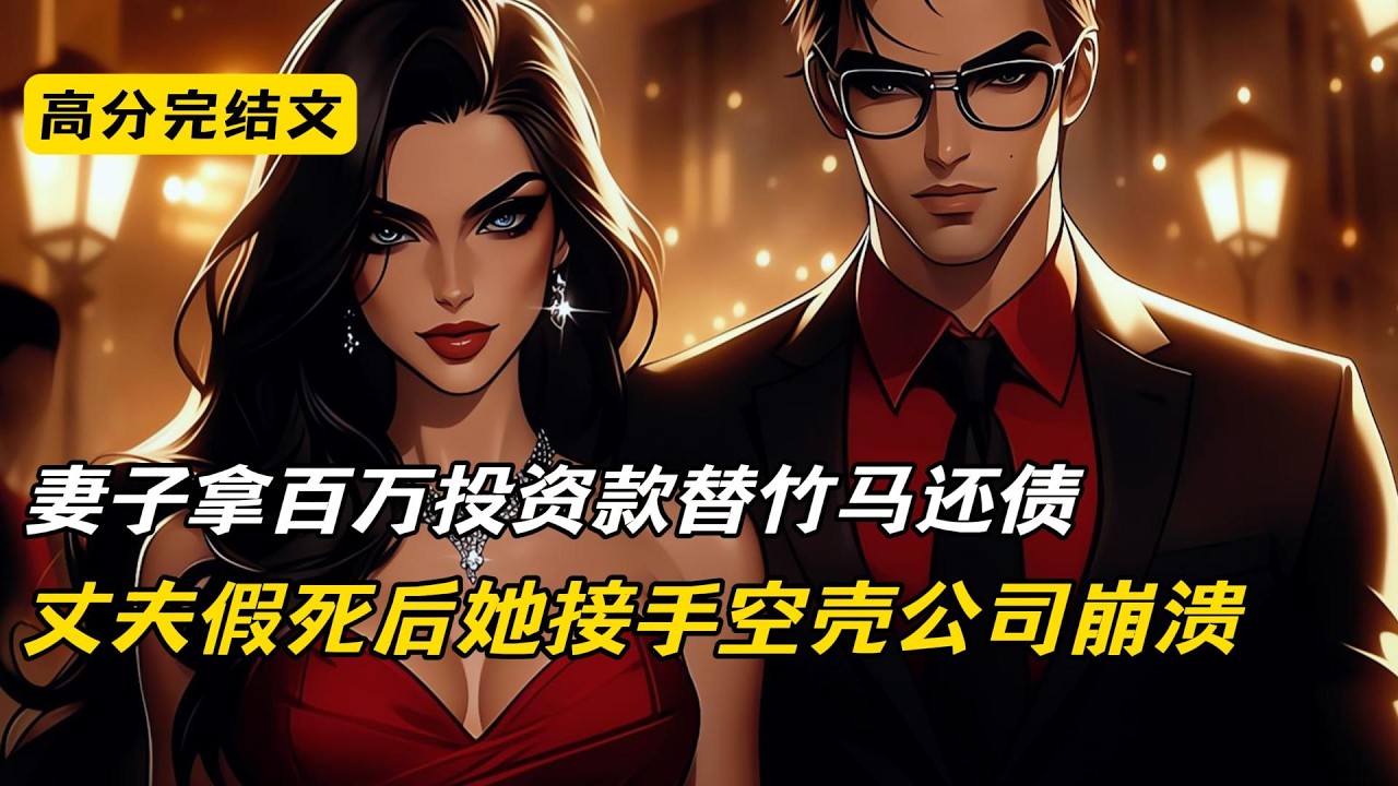 主角发现妻子半年内频繁要钱，网上发帖求助如何骗他给竹马还债。妻子按网友支招，以投资黄金、赌博输钱、母亲生病等借口陆续拿走数百万。主角暗中调查发现：妻子把竹马全家25个亲戚安插进公司#爽文 #完结文