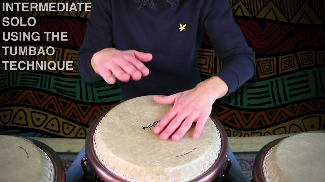 Video Congas 21: Intermediate Conga's Solo on a Funky Groove