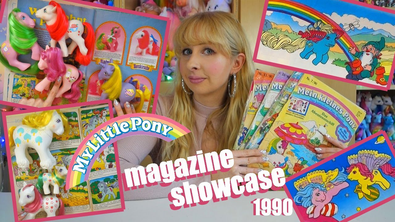 G1 vintage My Little Pony magazine showcase- 1990