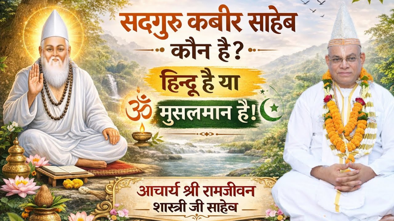 सदगुरु कबीर साहेब कौन है?हिन्दू या मुसलमान?|आचार्य श्री रामजीवन शास्त्री साहेब| भ्रान्तियो का निवारण