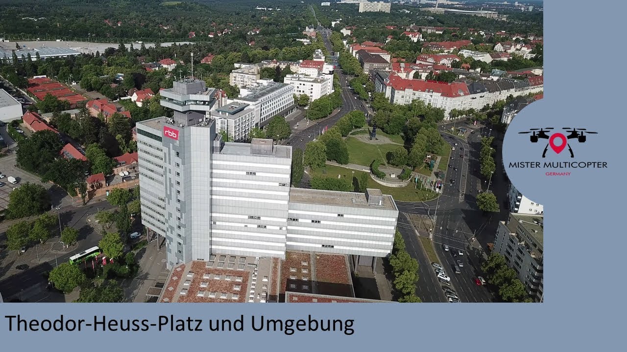 Drohne - Berlin - Theodor-Heuss-Platz und Umgebung