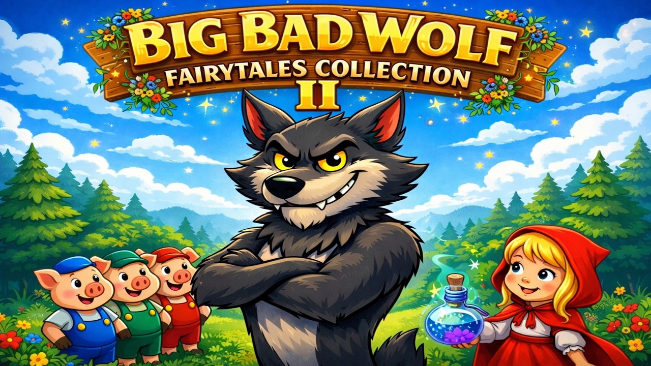 Сборник сказок о Большом Злом Волке, часть II 🐺 | Анимированное чтение сказок
