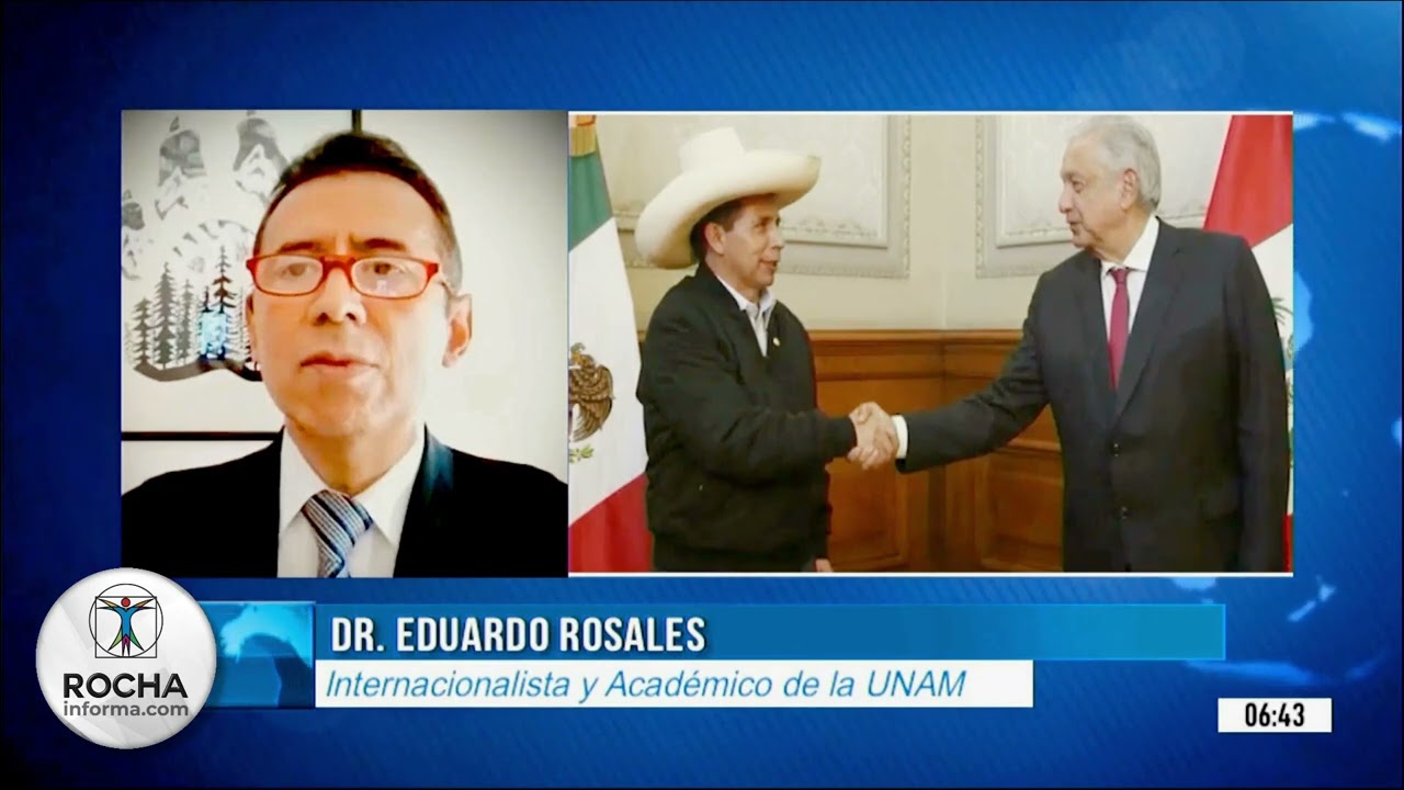 Criticar a Dina Boluarte, no es papel de México: Eduardo Rosales.