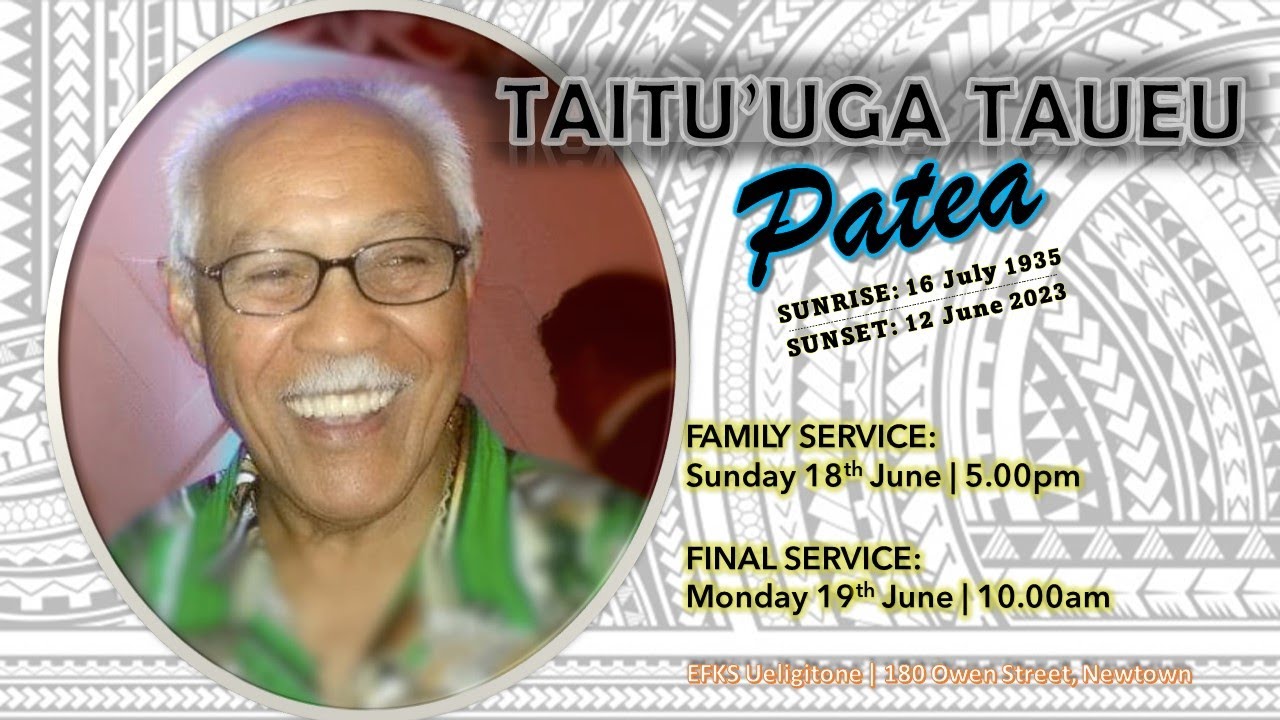TAITU'UGA PATEA - Final Service (19.06.2023)