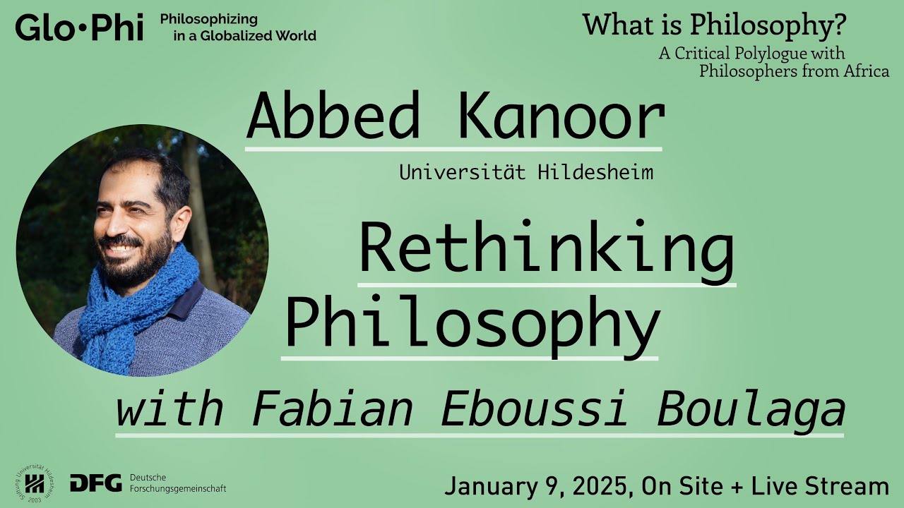 Rethinking Philosophy with Fabien Eboussi Boulaga (Abbed Kanoor)