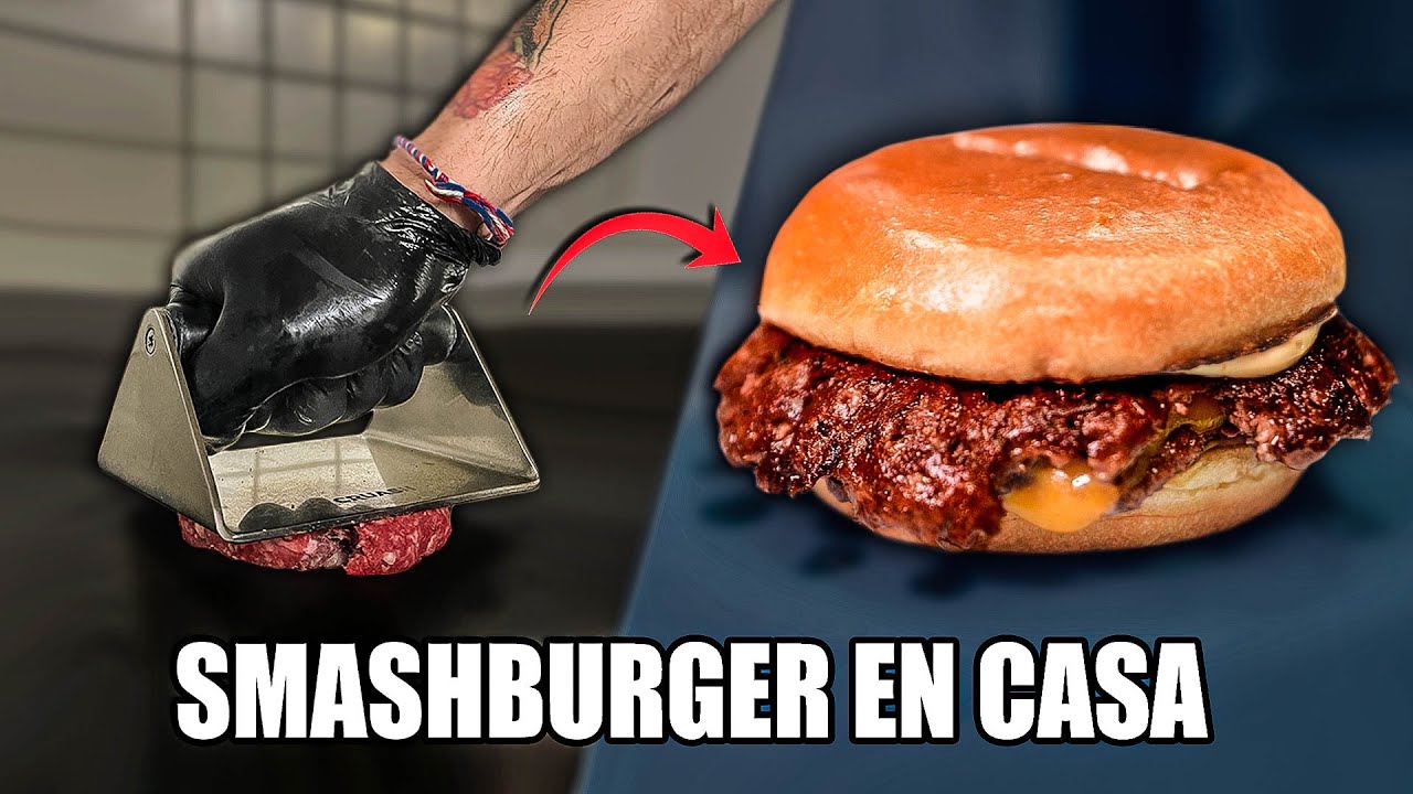 CÓMO HACER una SMASHBURGER como un PRO (después de esto querrás hacerla todos los días)