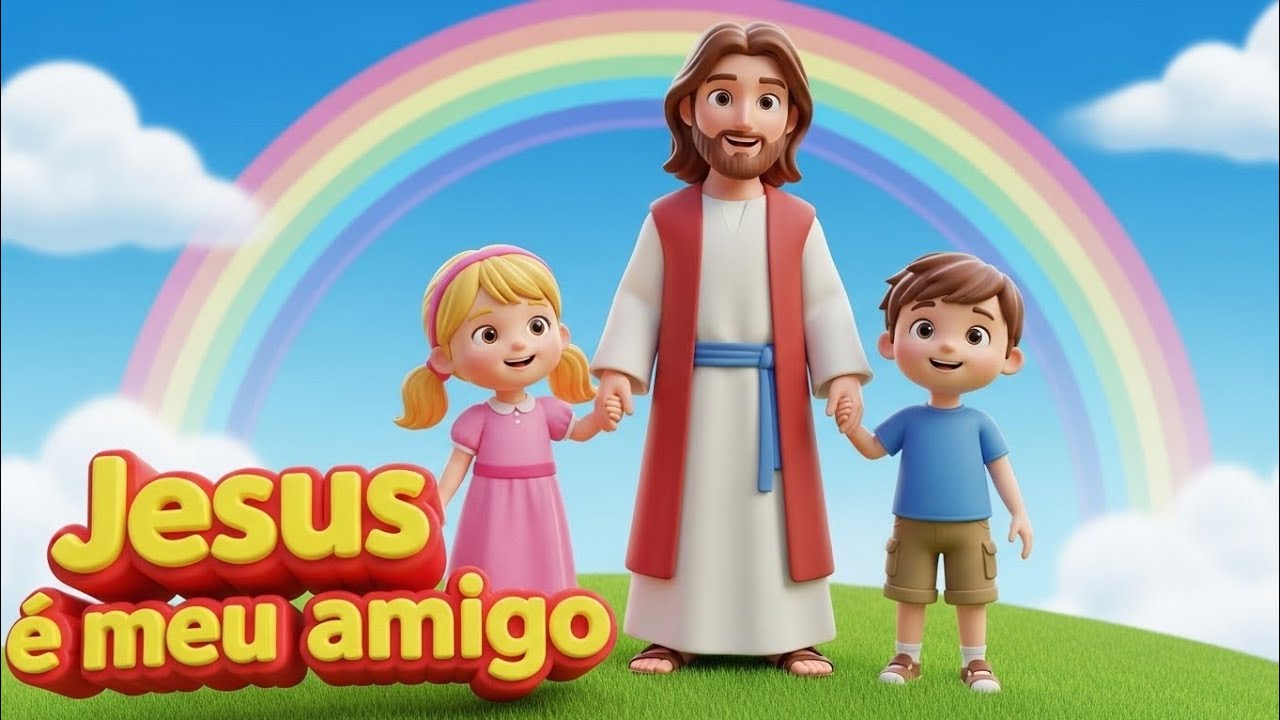 🎶 JESUS É MEU AMIGO – Coletânea Infantil 40 Minutos | Louvores alegres para crianças 🎵✨