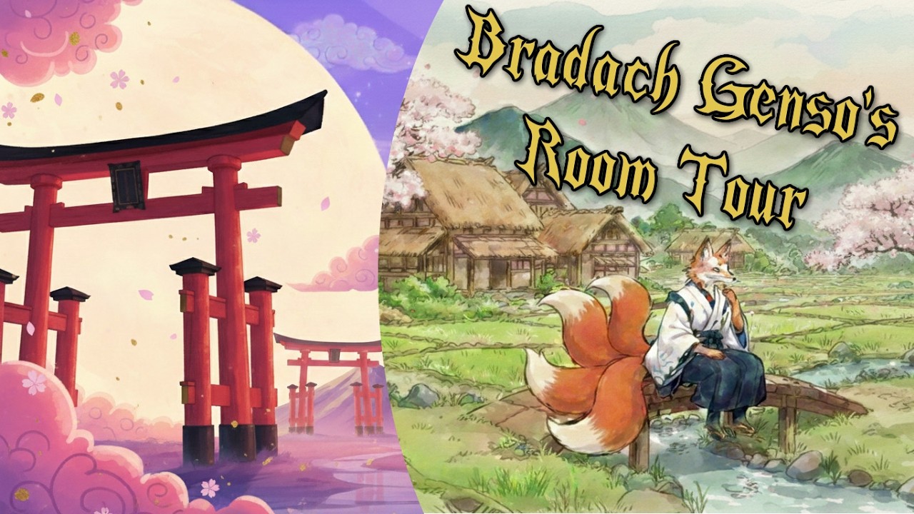 The Lair of The Kitsune Bradach Room Tour!