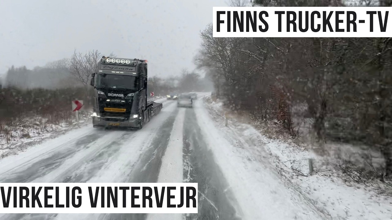 Vintervejr i Danmark | SCANIA R500