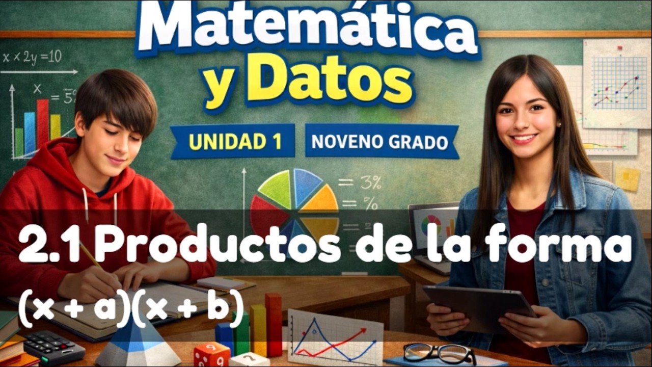 2.1 Productos de la forma (x + a)(x + b) || UNIDAD 1 || NOVENO GRADO