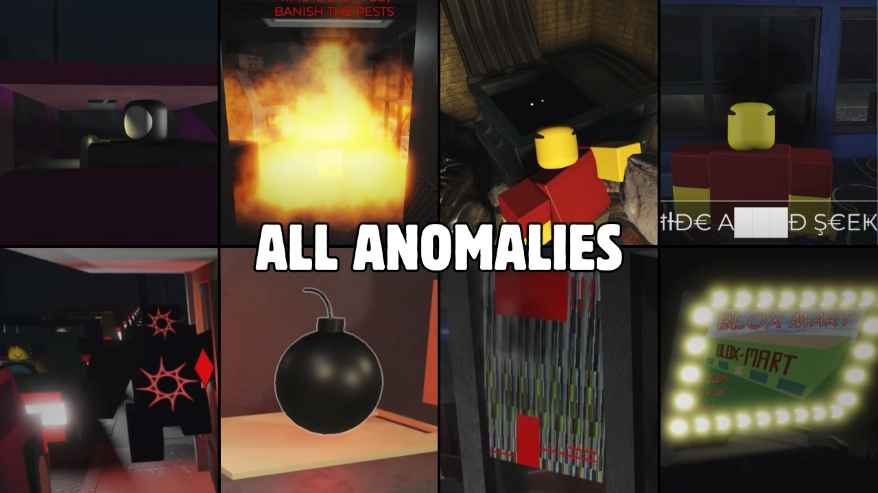 All Anomalies in RoDonald's Night Watch (Roblox)