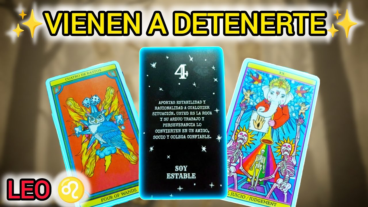 LEO ♌ ¡Vienen a DETENERTE! Alguien planea una TRAICIÓN justo en tu mejor momento 🦁⚠️
