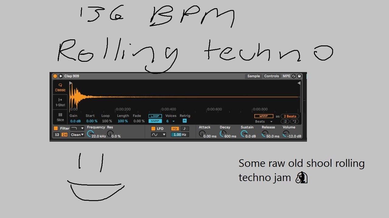 Techno Production | Ableton stock plugin Workflow | Rolling Techno