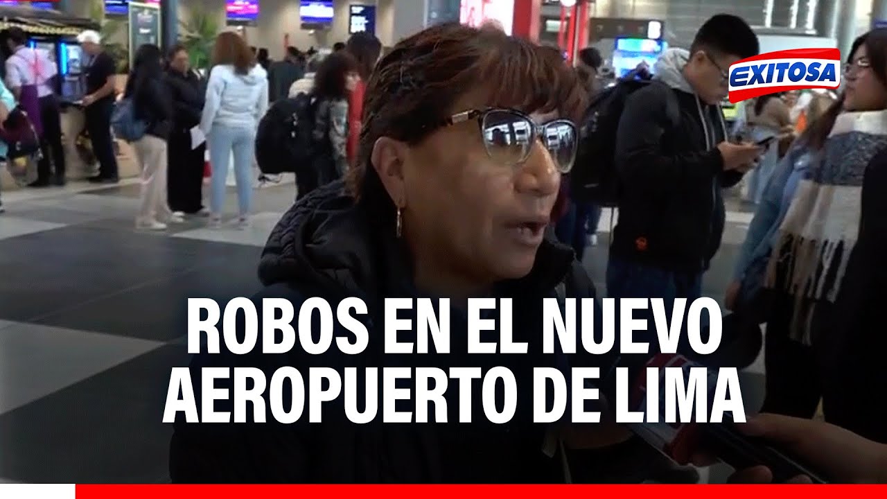 🔴🔵Nuevo Aeropuerto Jorge Chávez: Pasajero DENUNCIA que le sustrajeron objetos de su maleta