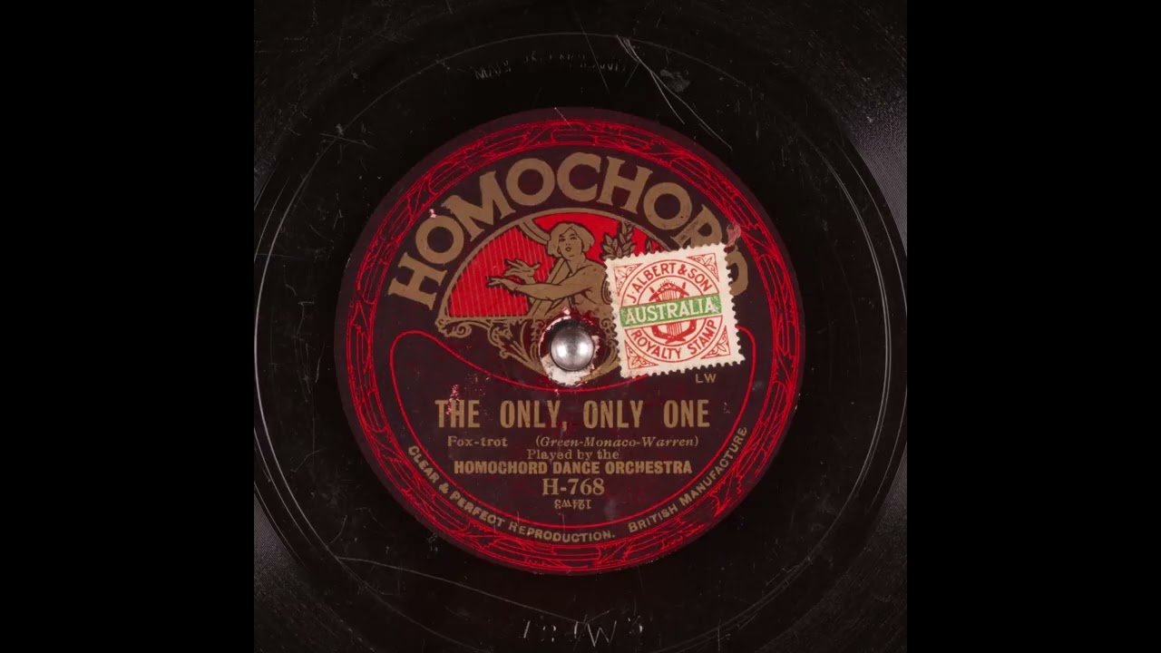 The Only, Only One - Homochord Dance Orchestra