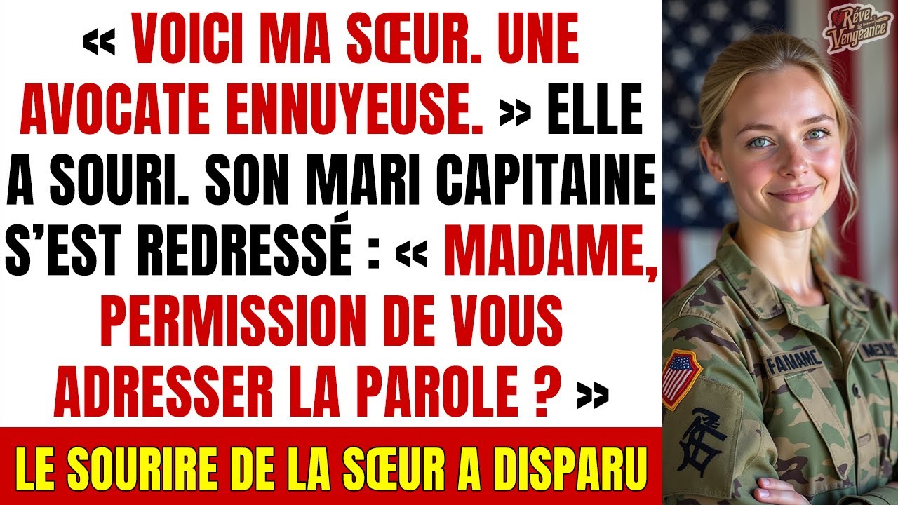 "Ce n’est personne", a dit ma sœur à son mari. Il s’est aussitôt redressé et m’a appelée "Madame".