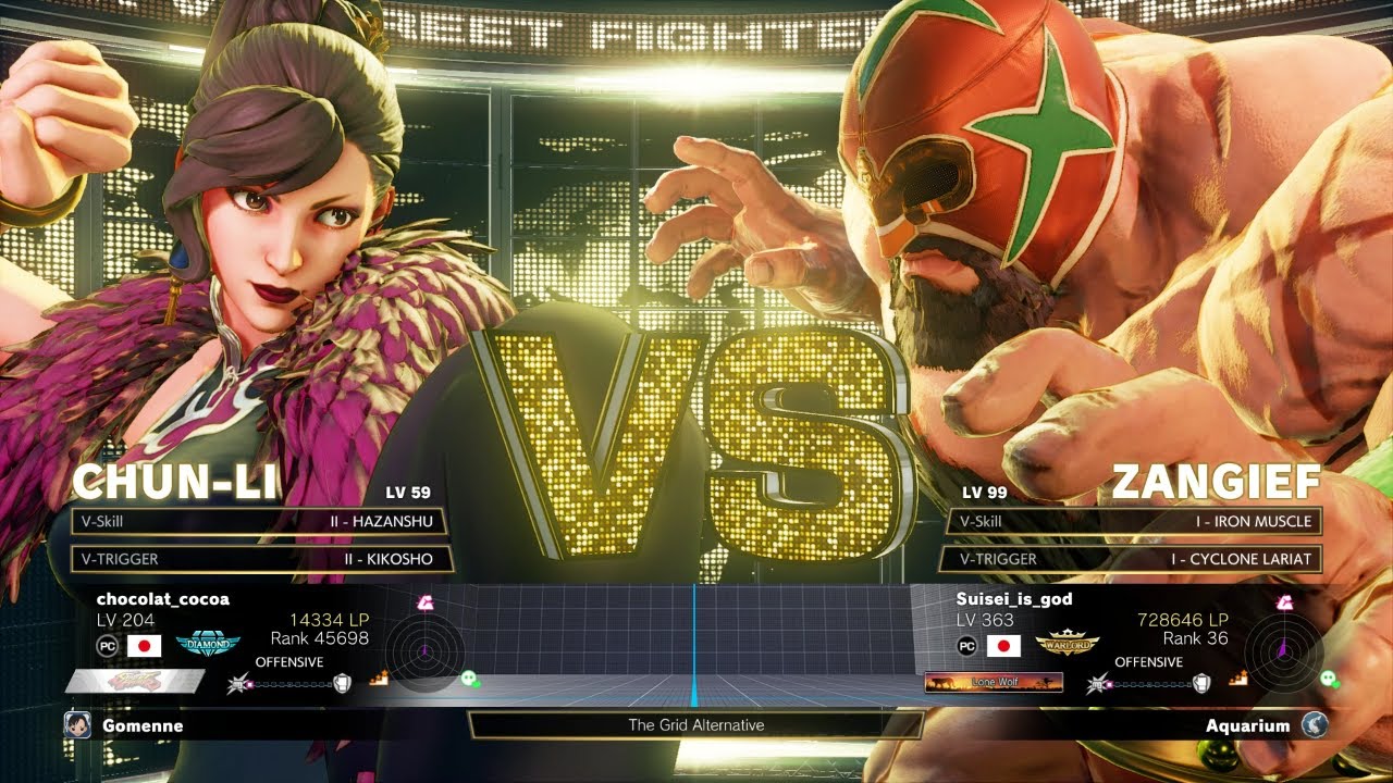SFV Champion Edition 🔥 chocolat_cocoa (Chun Li) Vs ASASE (Zangief) 🔥 Online Match's 05-02-2023