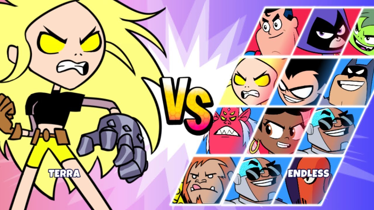 Teen Titans Go: Jump Jousts 2 - Terra Manipulates The Earth And Her Rivals (CN Games)