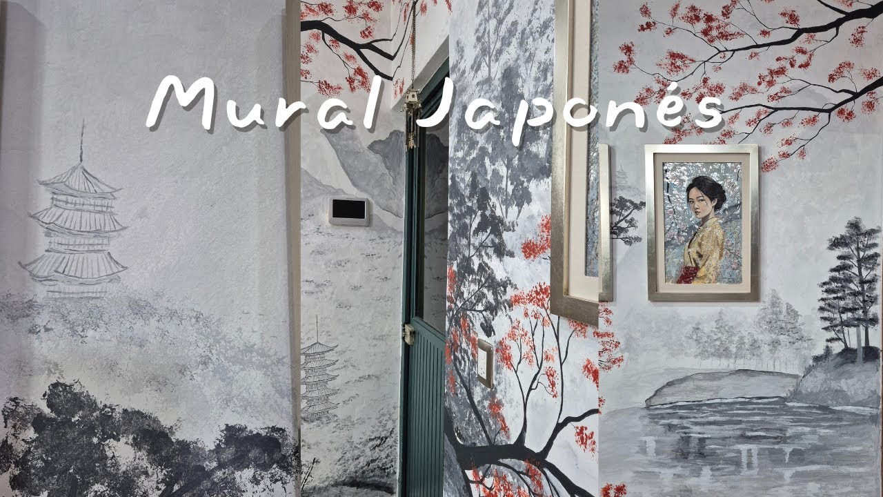Pinté mi pared con Estilo Japonés y este fue el resultado