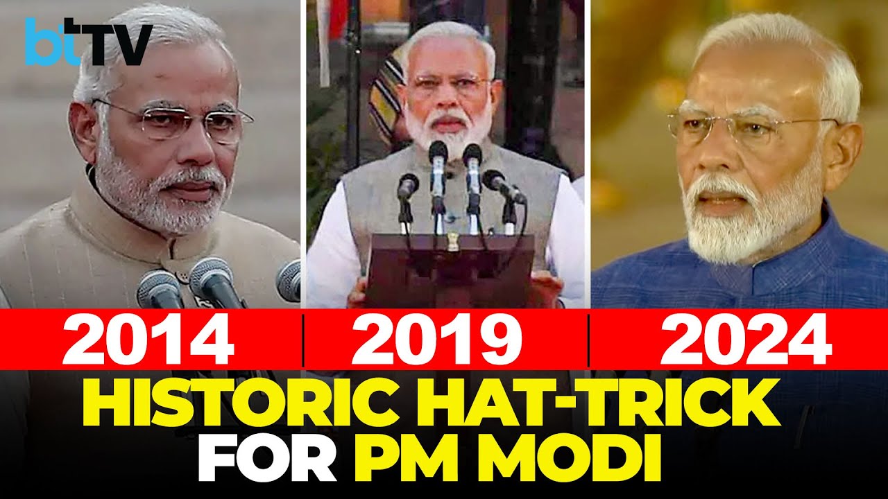 2014, 2019 And Now 2024, Watch Narendra Modi As He Takes Oath As Prime Minister For The Third Time