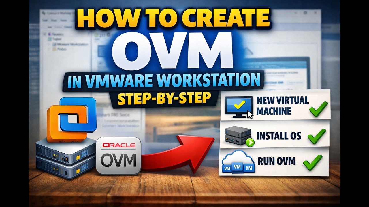 How to create OVM in VMware and install step-by-step