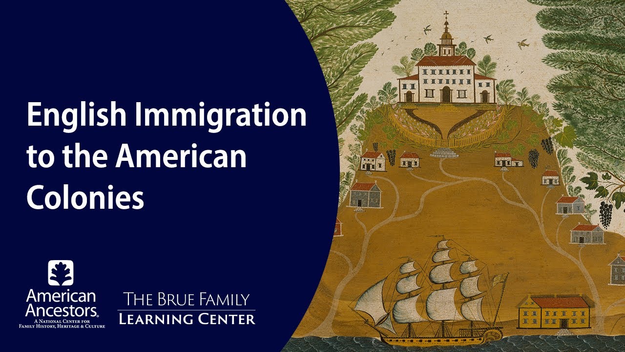 English Immigration to the American Colonies