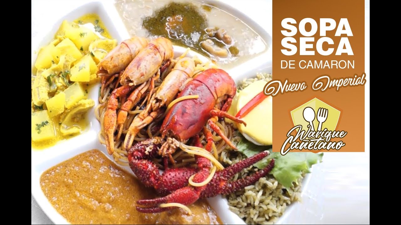SOPA SECA DE CAMARONES en Nuevo Imperial - Mi Warique Cañetano