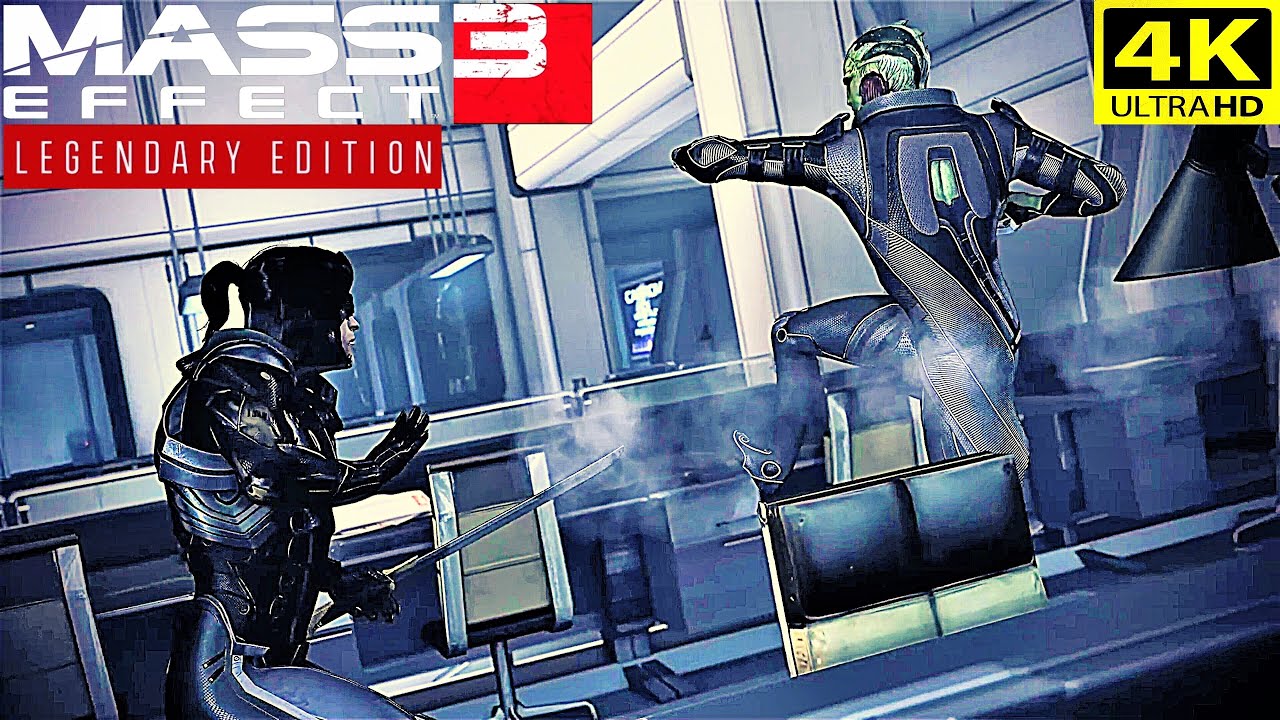 Mass Effect 3 Legendary Edition: Thane vs Kai Leng (4K-UHD)
