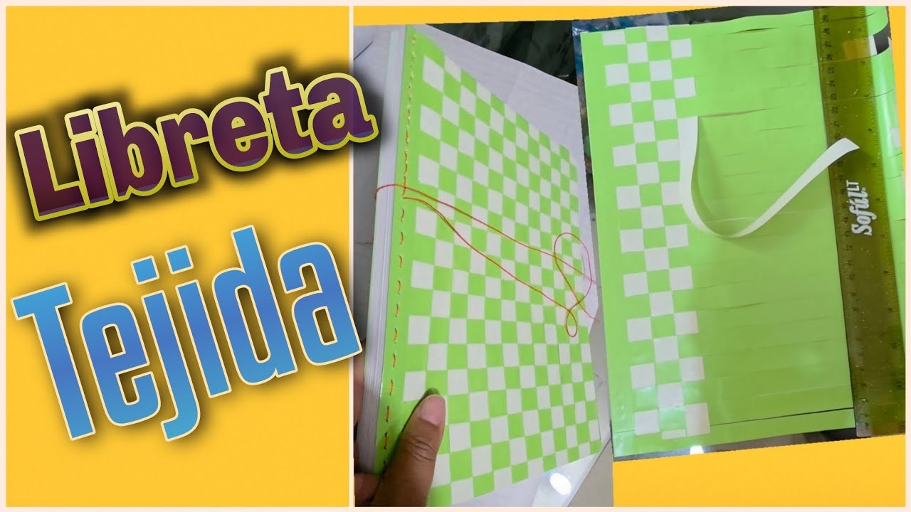 Libreta Tejida con Papel