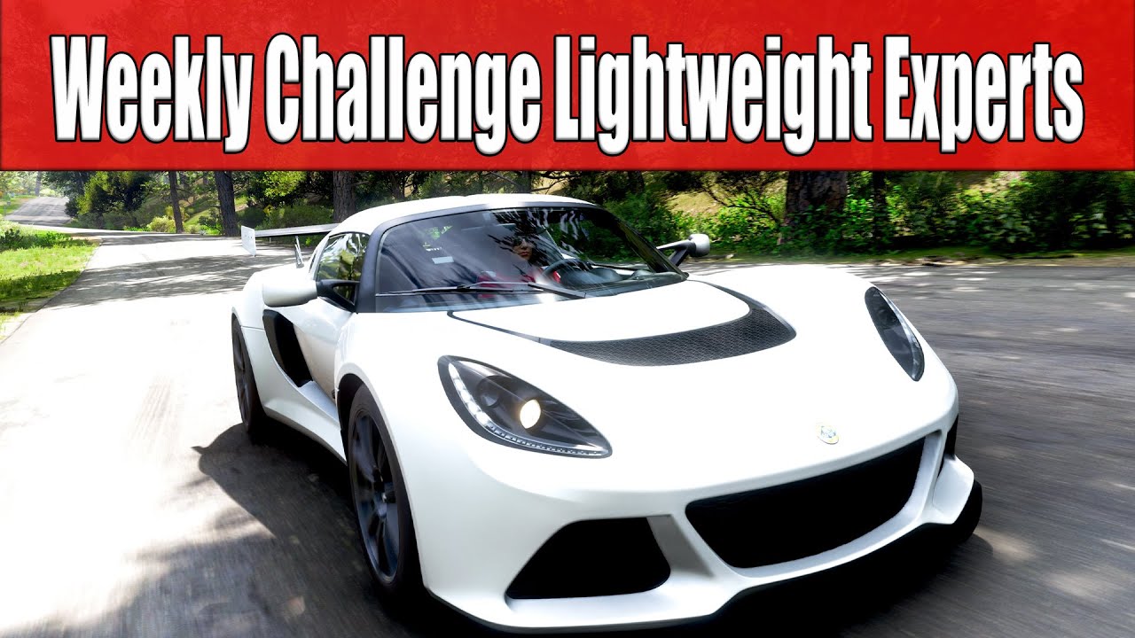 Forza Horizon 5 Weekly Challenge Lightweight Experts - 2012 Lotus Exige S
