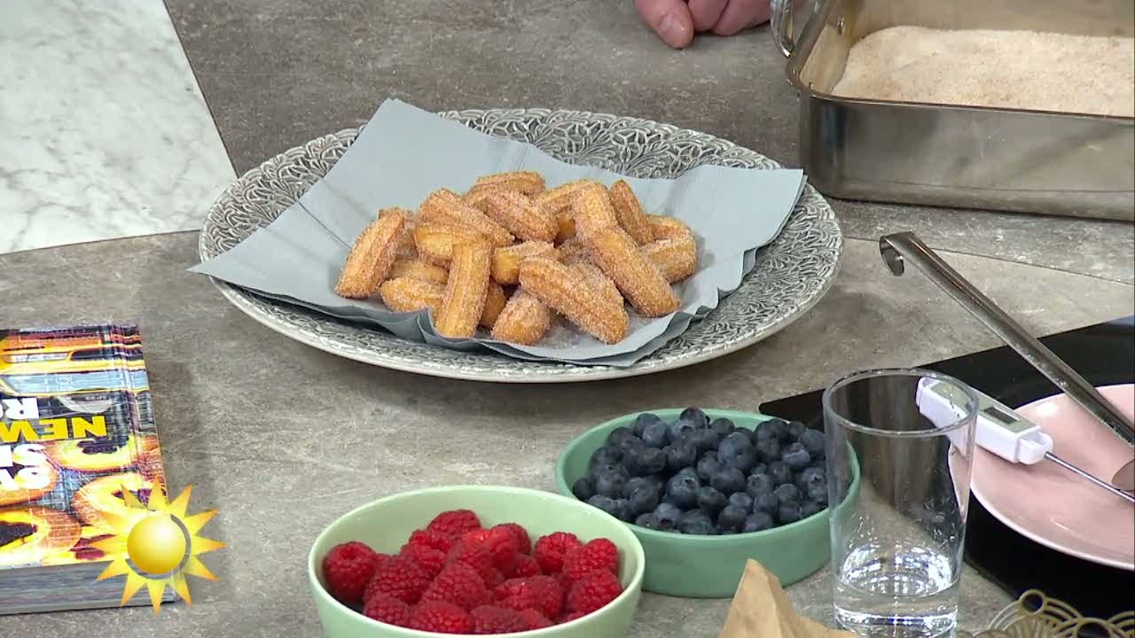 Roy Fares bakar godaste ”Churros”  - Nyhetsmorgon (TV4)