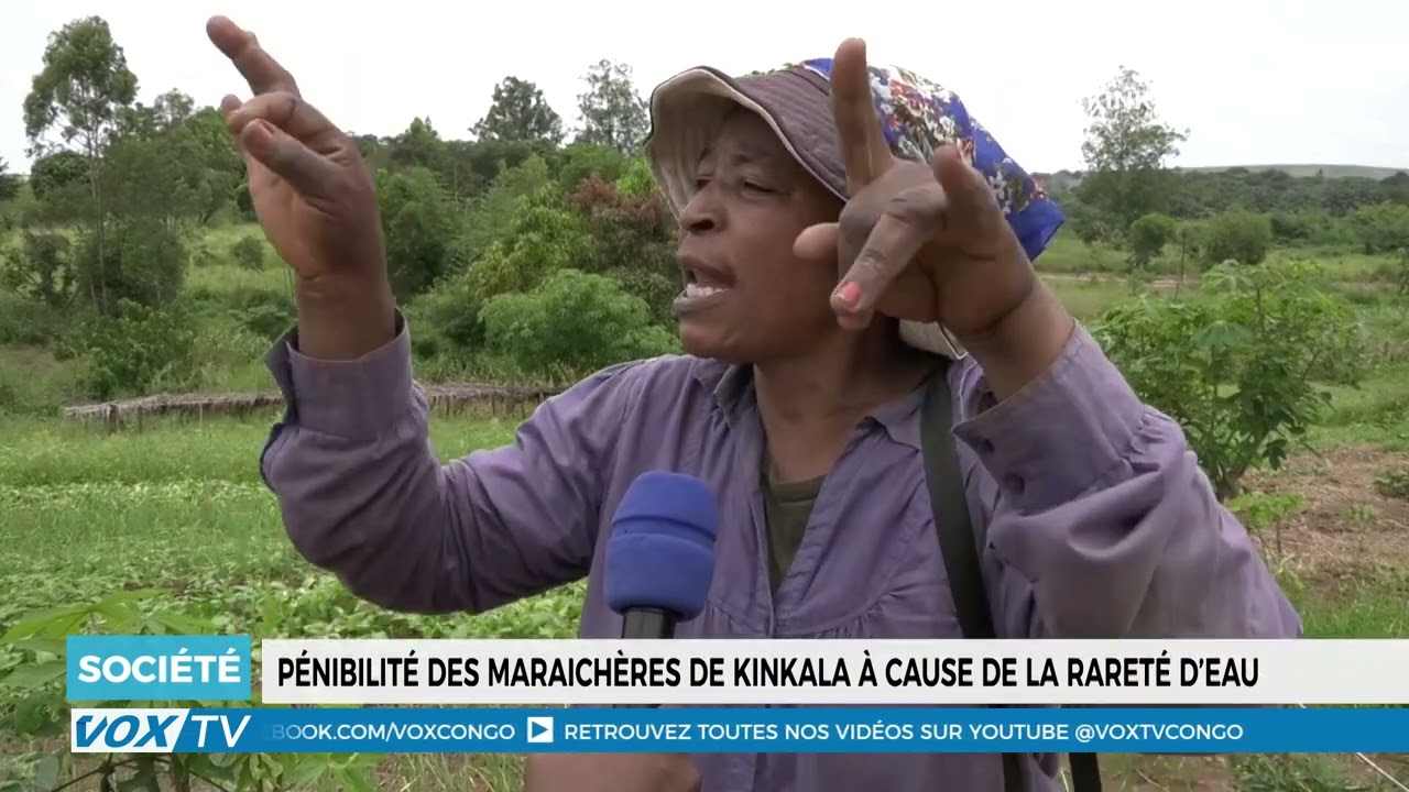 Pénibilité des maraîchères de Kinkala due à la rareté d'eau