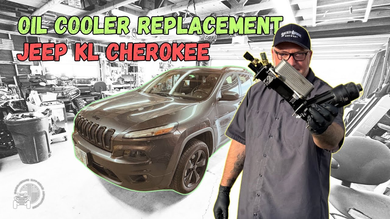 Jeep KL Cherokee Oil Cooler Replacement 2014 & up | Fixing a Common Oil Leak on 3.2 v6
